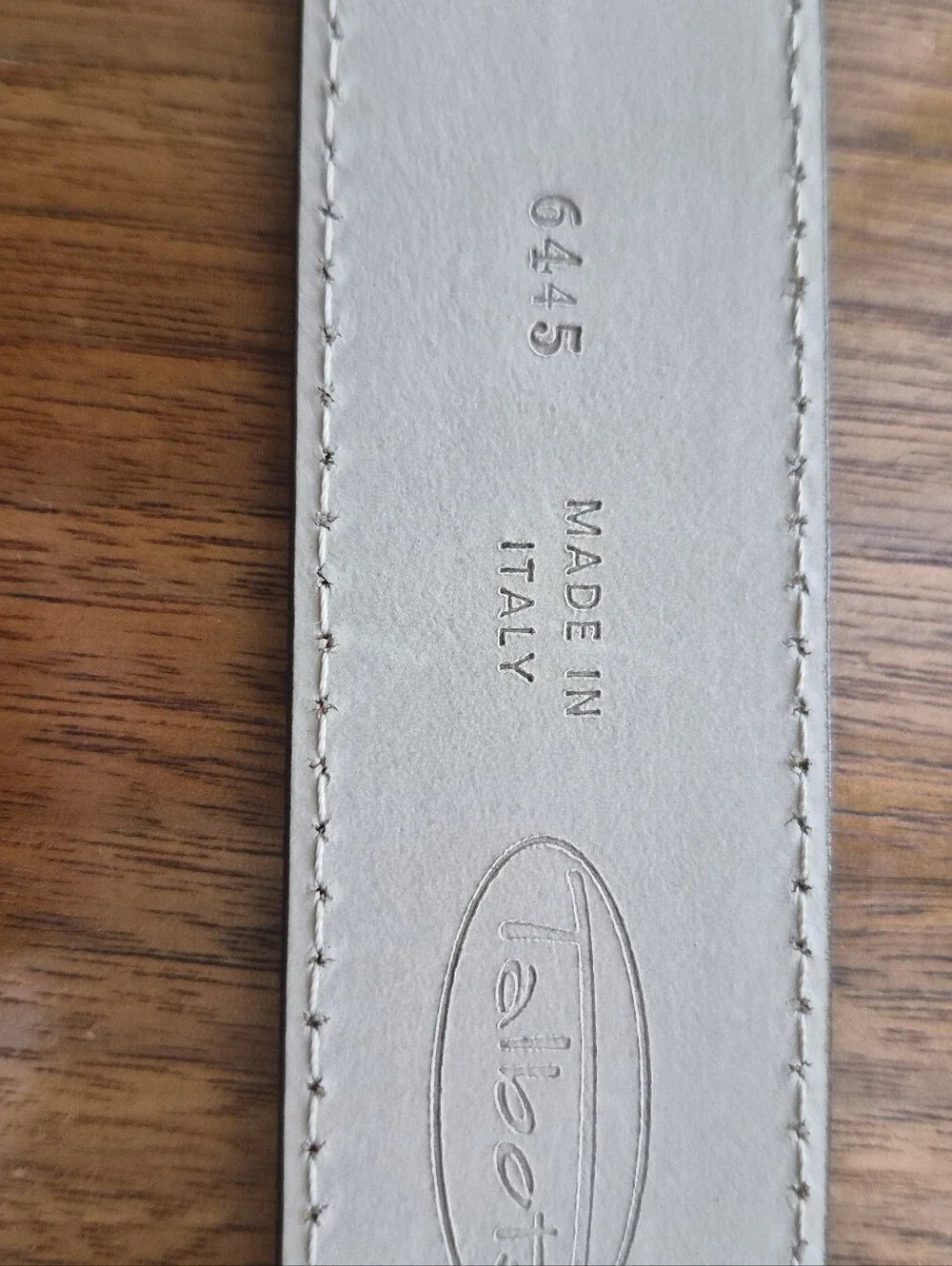 TALBOTS BLACK LEATHER BELT